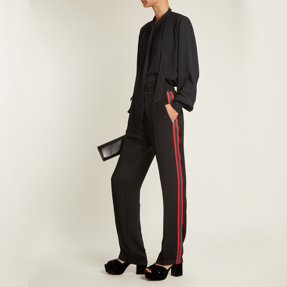 Silk-crepe Trousers